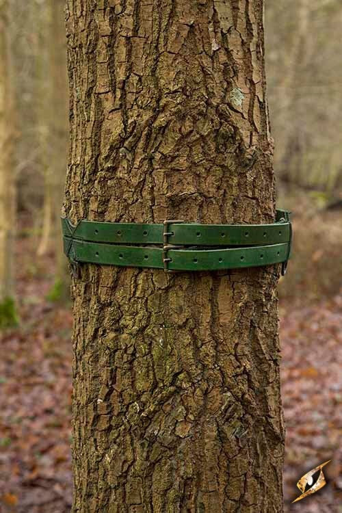 Ceinture Twin X, verte, 110 cm