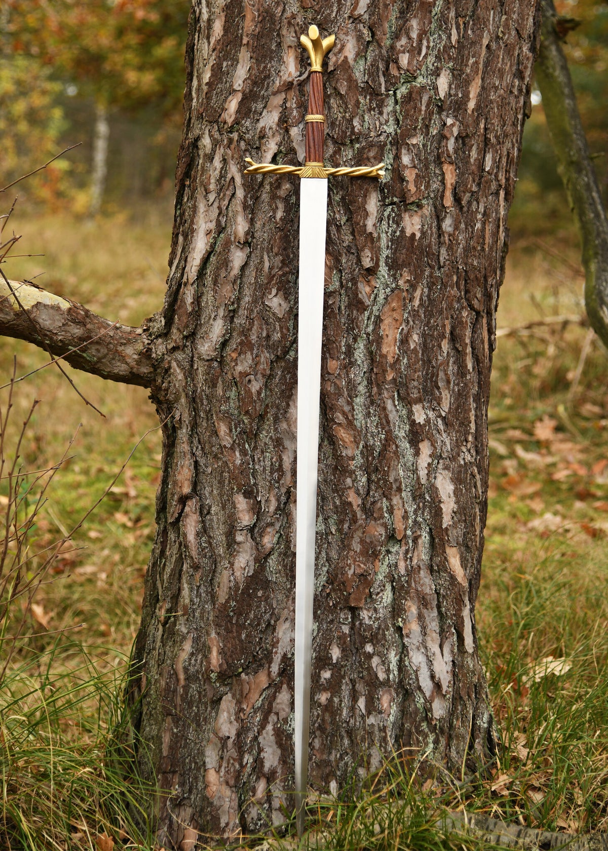 Średniowieczny miecz Oakeshott XVIII, półostry