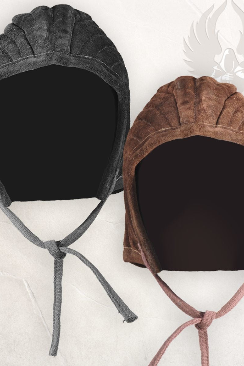 gambeson-hætte Leopold, ruskind, brun