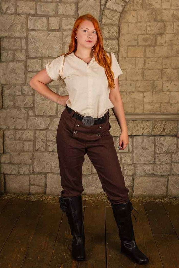 Pollard piratbyxor, brun