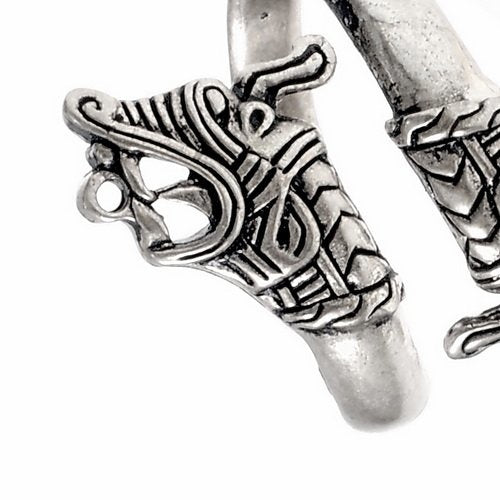 Viking ring Haithabu, silvered bronze