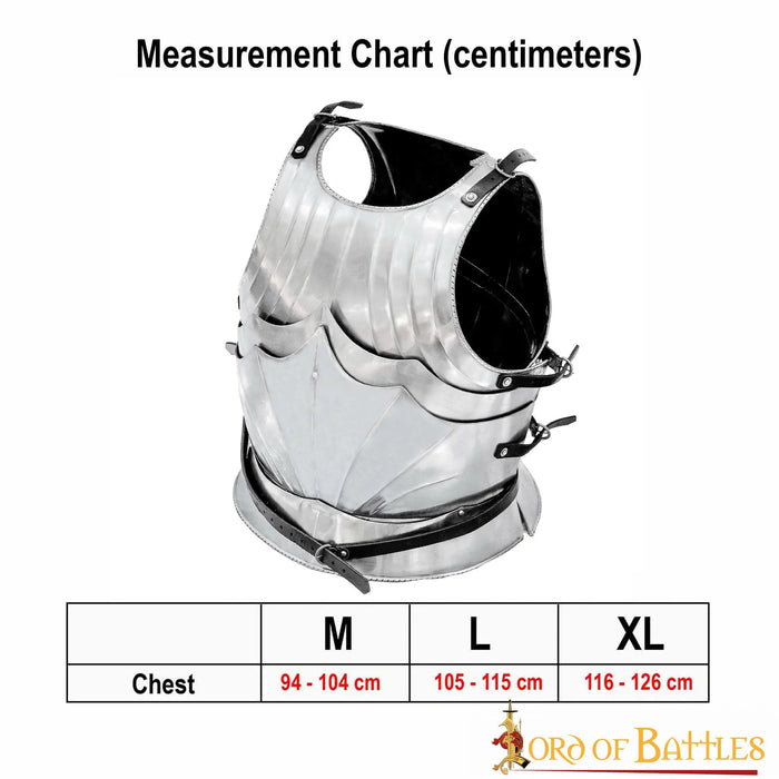 15e eeuws Gotisch kuras, 1.2 mm