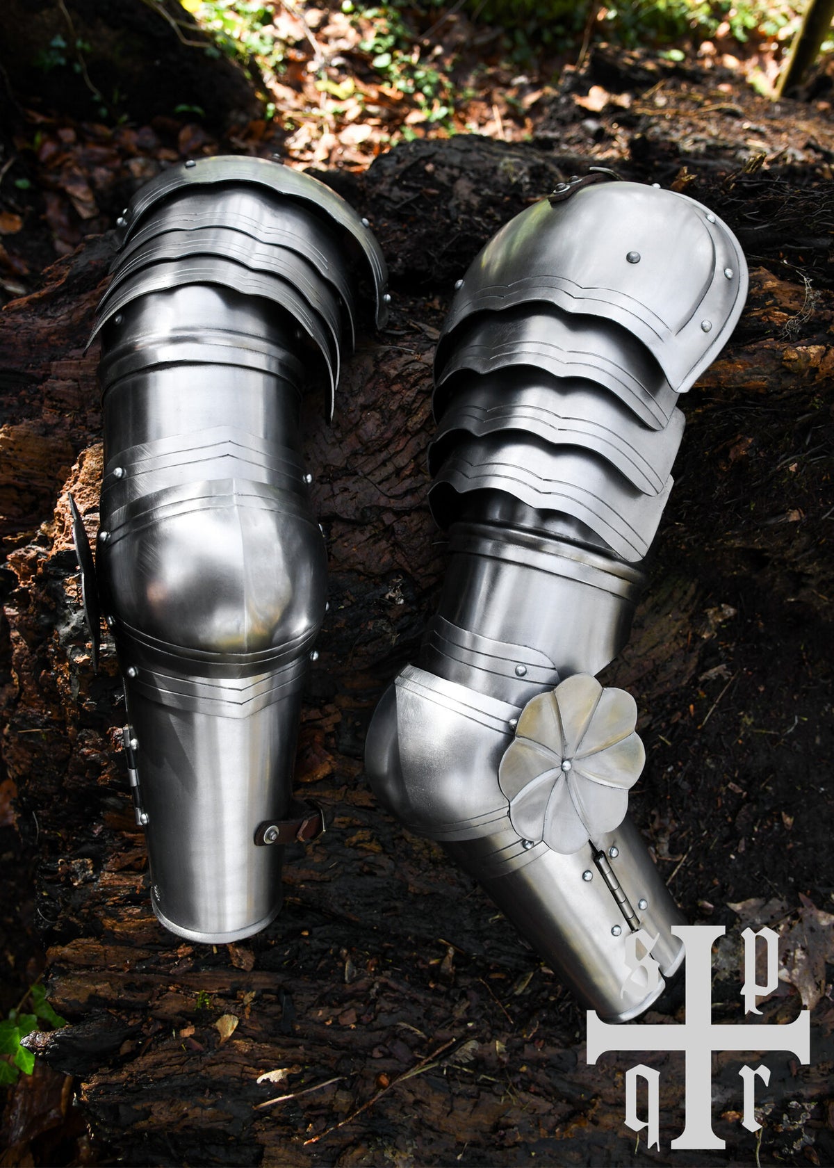 Gotiske vambraces, armpanser, 1,6 mm