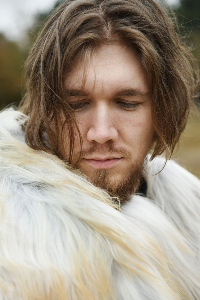 Shoulder fur Bjorn, black