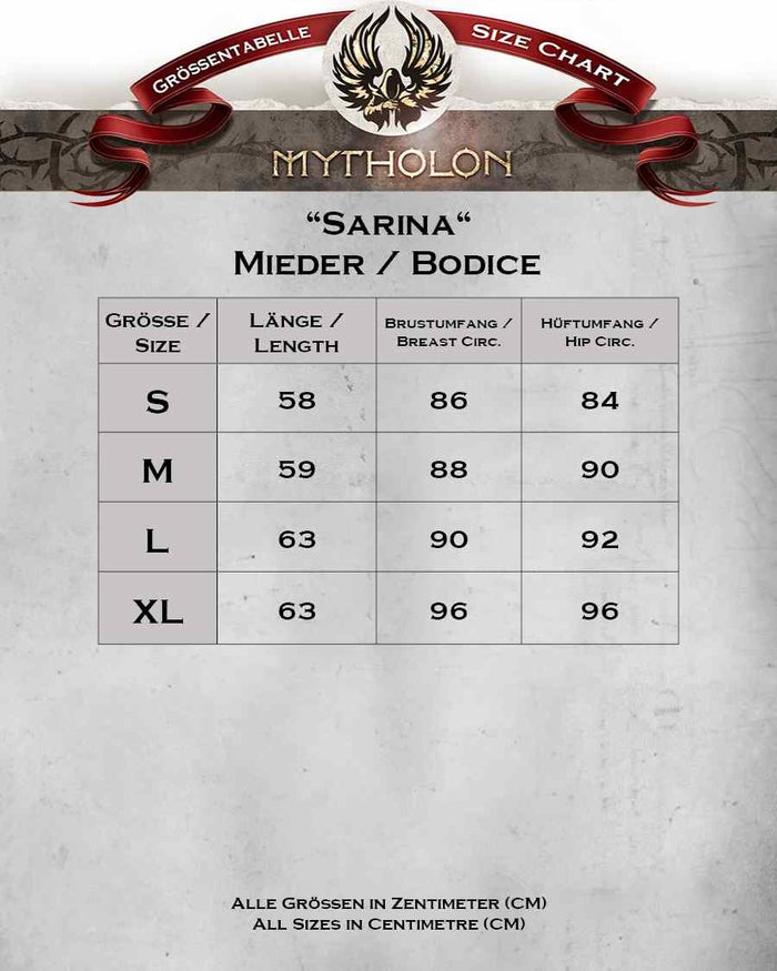 Gorset Sarina, brązowy