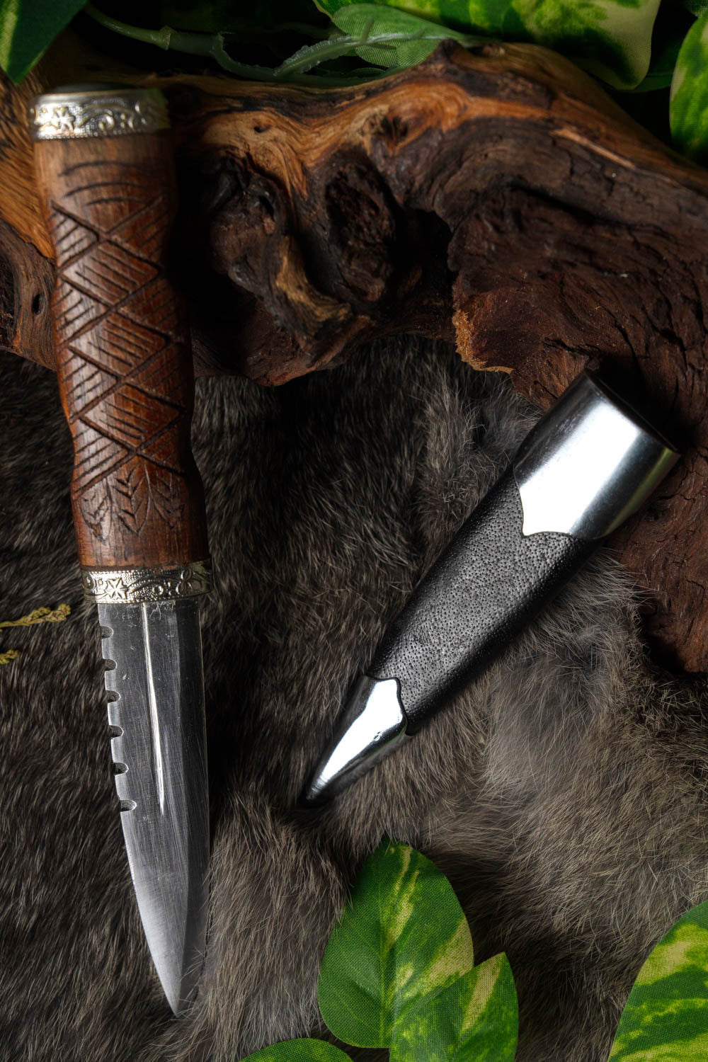 Sgian dubh, halvvass