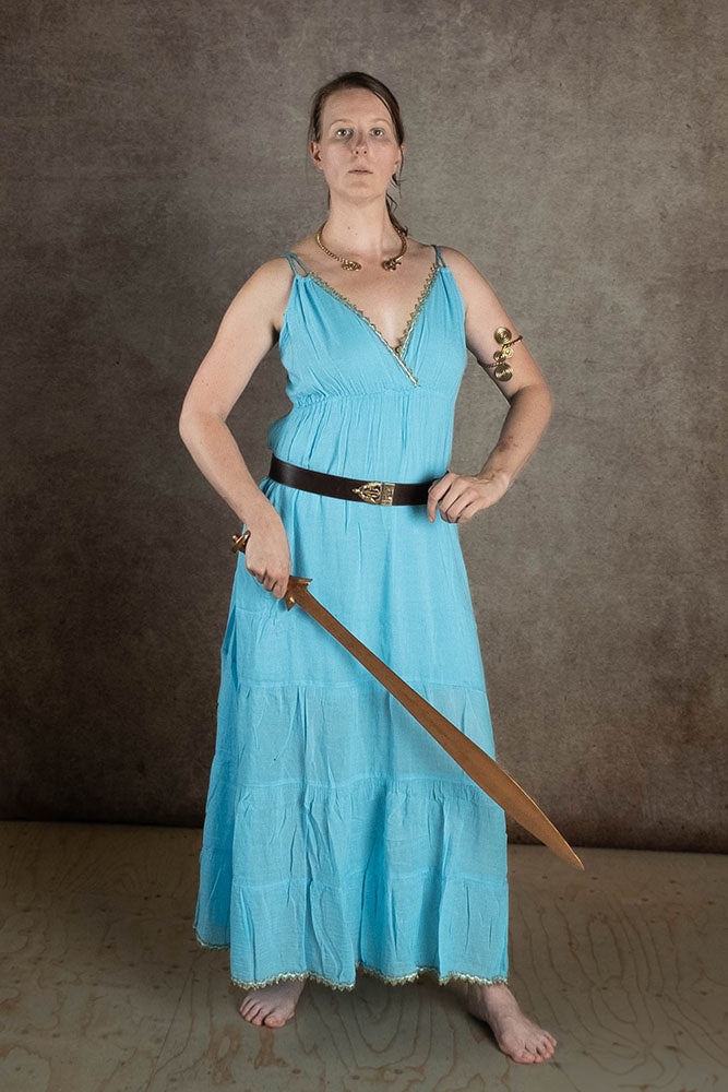 Gudinneklänning Athena, turkos