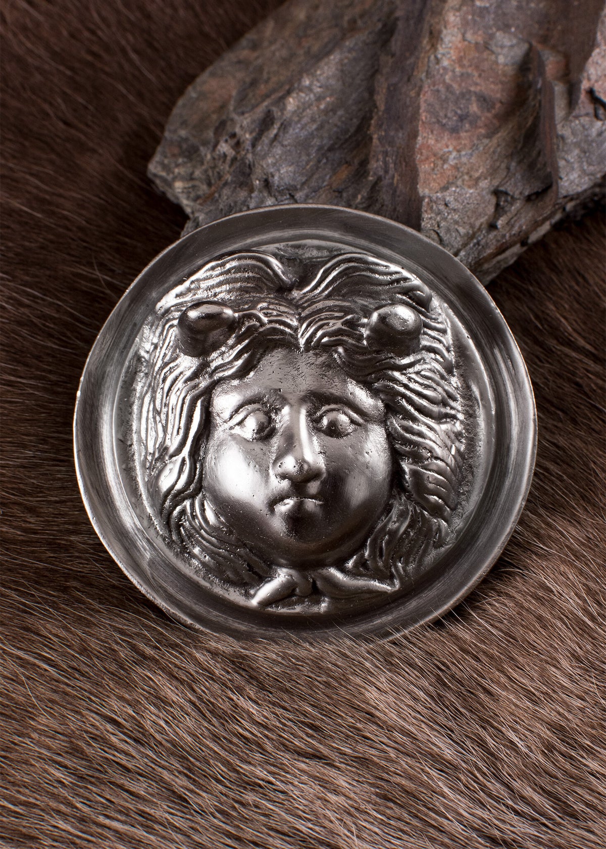 Large Roman phalera Medusa