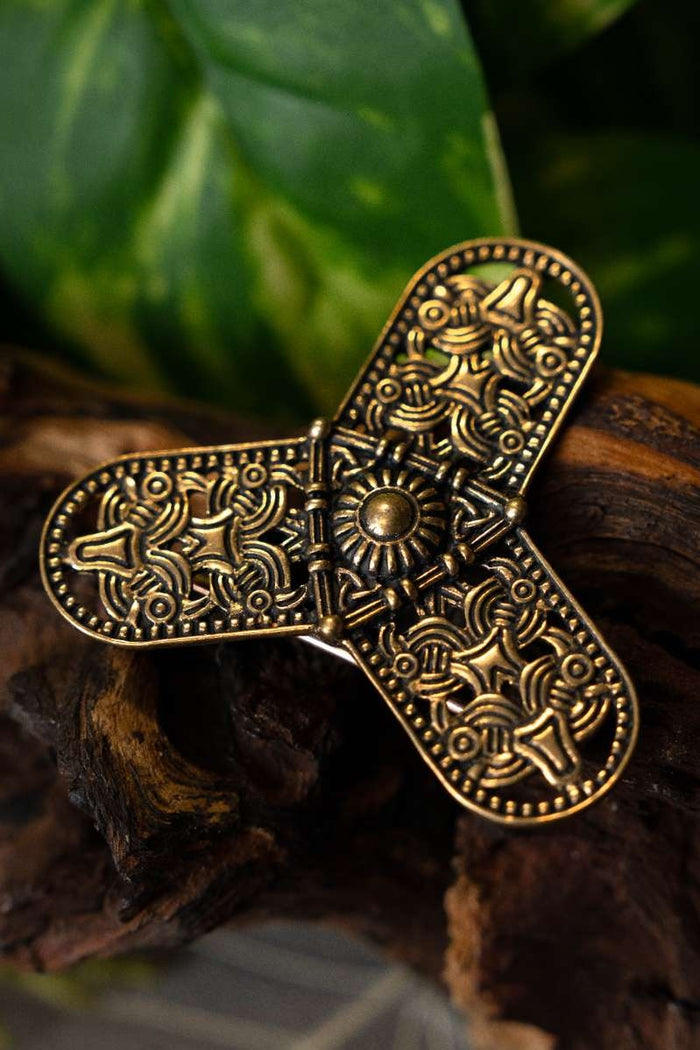 Kløverbladsfibula Rygge, bronze