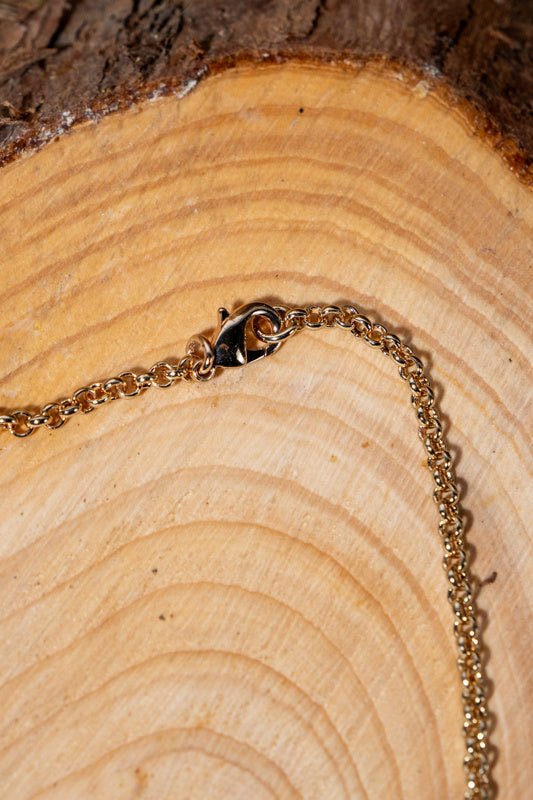 Schakelketting 41 cm, brons