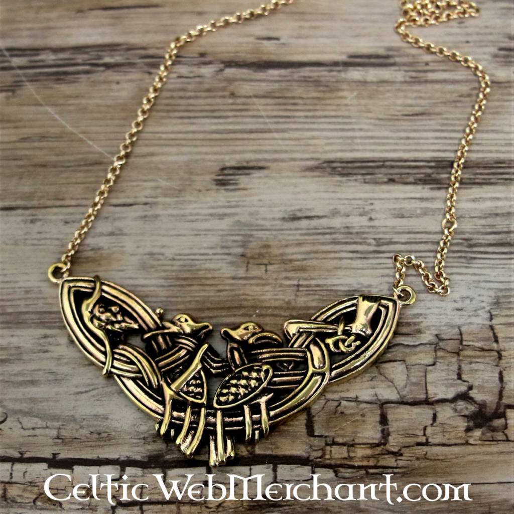 Irsk Book of Kells-halskæde, bronze