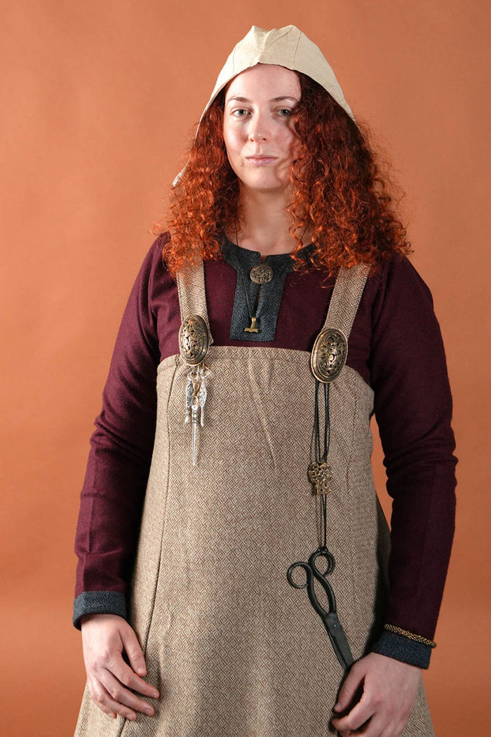 Ulden vikingekjole Siggi, bordeauxrød