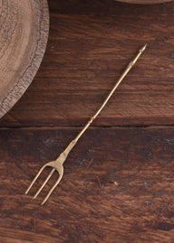 Senromelsk gaffel fuscinula, messing