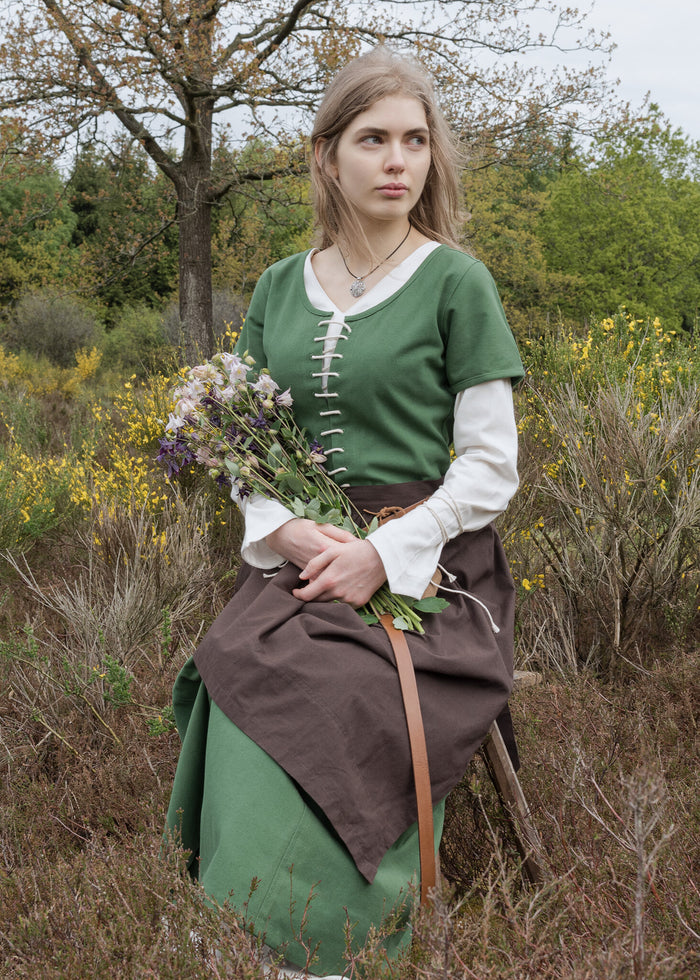 Fartuch Alianor, brązowy 