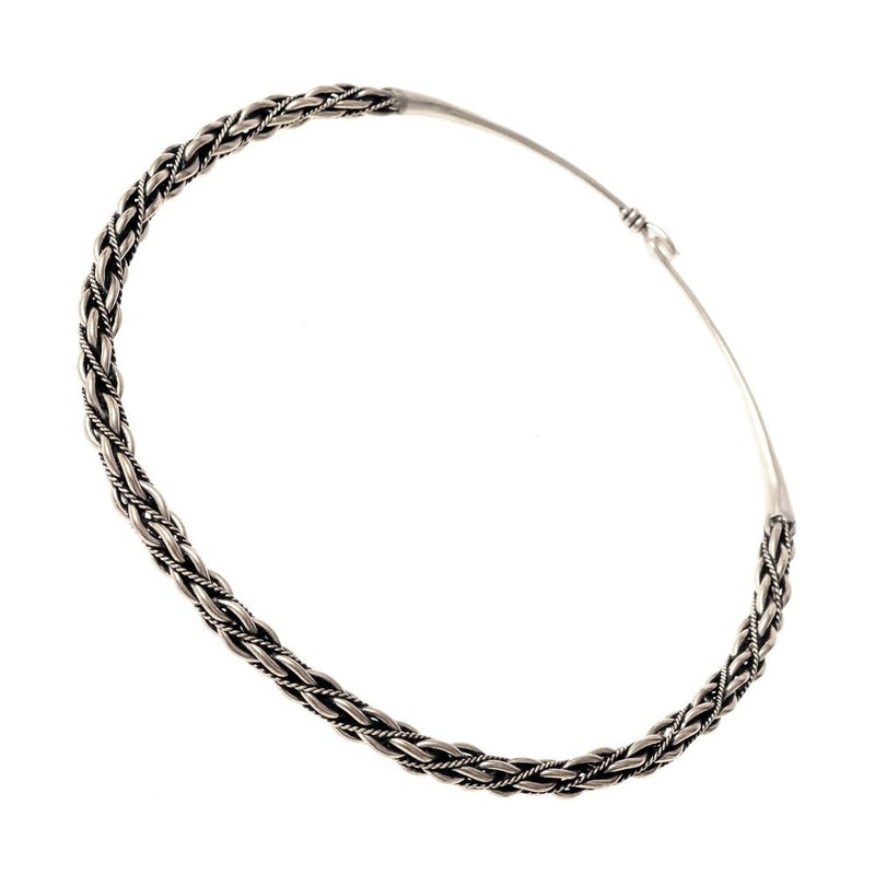 Wikinger Torque Schweden, versilberte Bronze