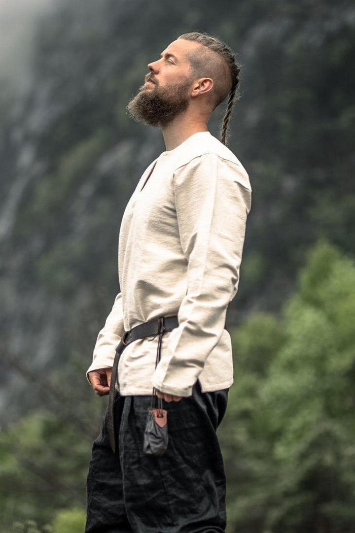 Tunika wikińska Hans, naturalna 