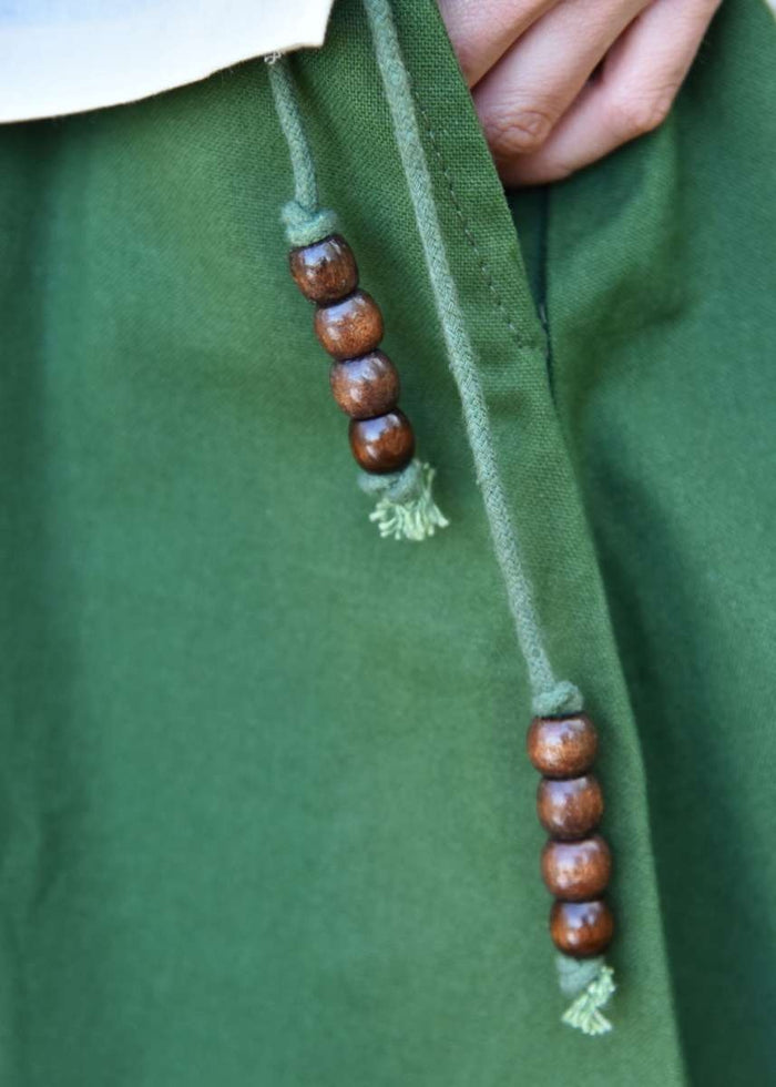 Saia medieval Melisende, verde
