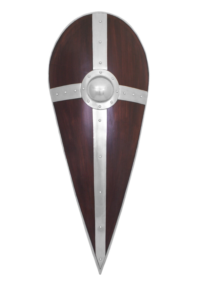 Bouclier normand en amande renforcé