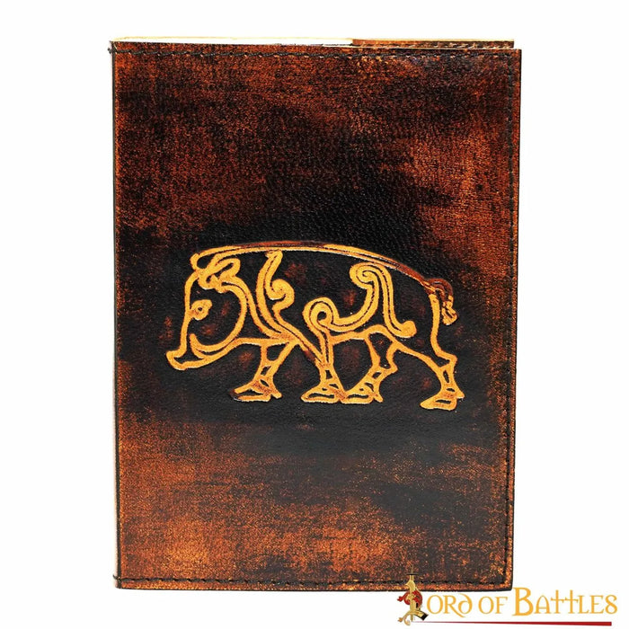 Carte din piele porc celtic Knochnagael