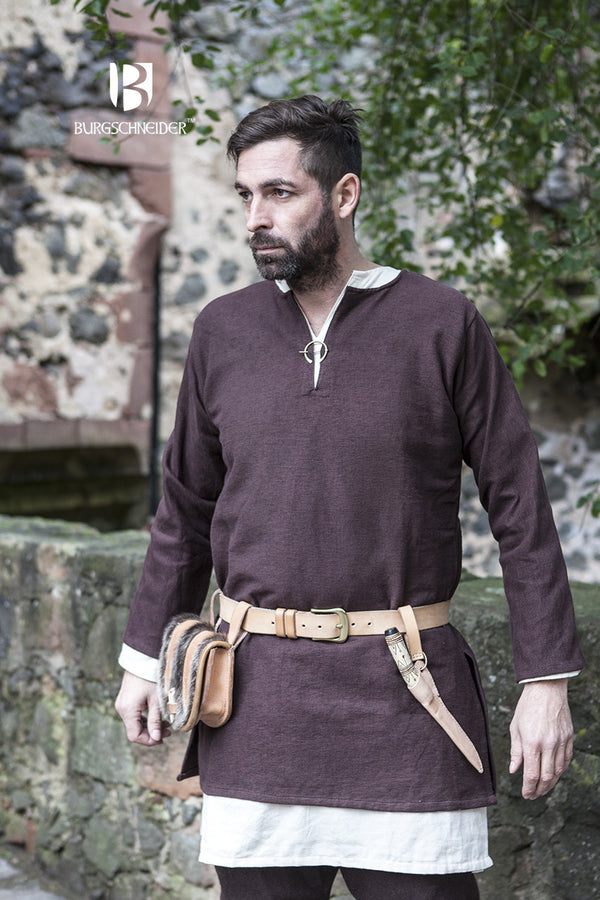Túnica Viking Erik, marrom