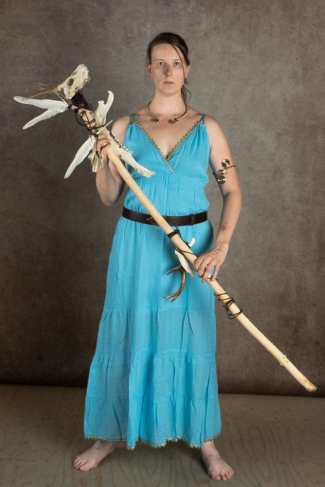 Gudinneklänning Athena, turkos