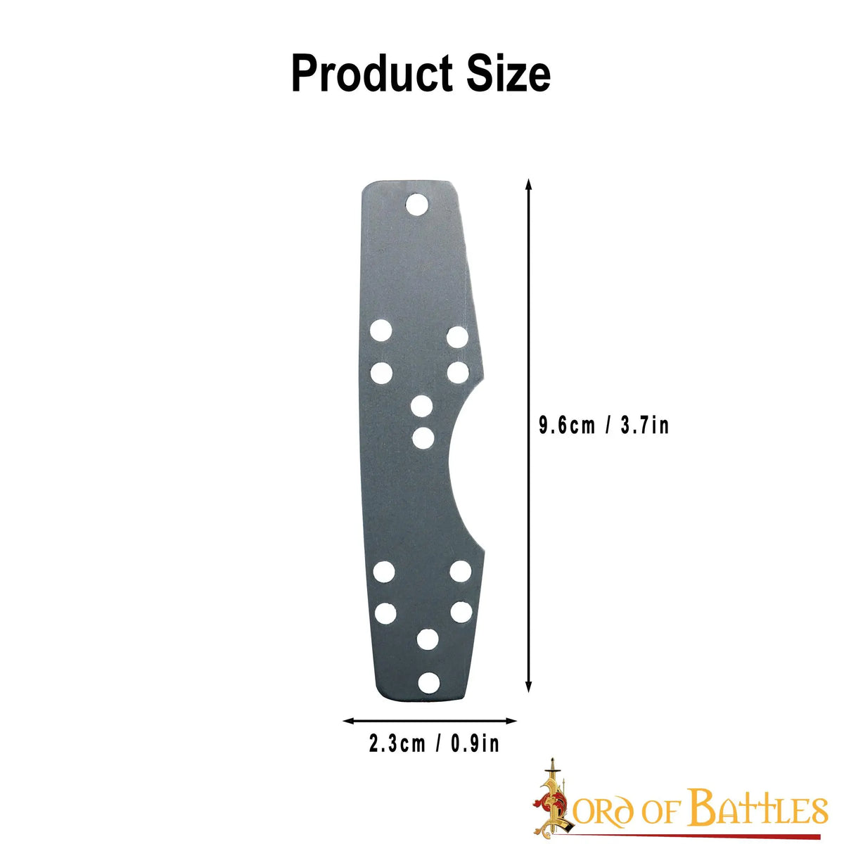 Germańsko-bizantyjska zbroja lamelkowa 9,5 × 2,2 cm, 100×