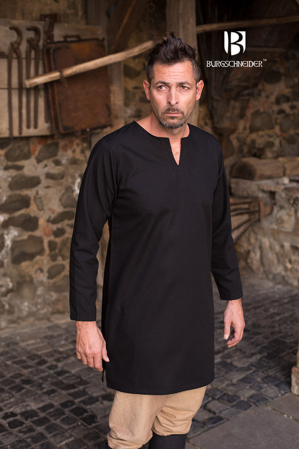 Medieval tunic Leif, black