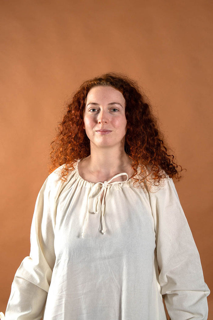 Matilda chemise médiévale, sous-robe, naturel