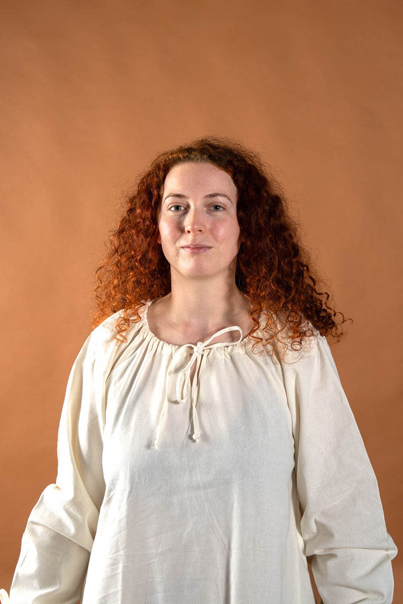 Matilda chemise médiévale, sous-robe, naturel