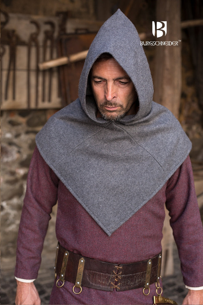 Kaproen Skjoldehamm, wolmix, grijs