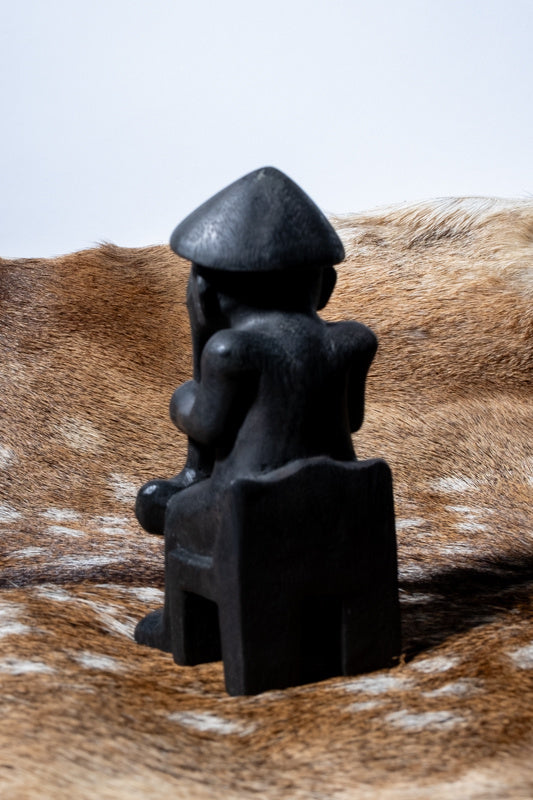 Thor statue Eyrarland, black
