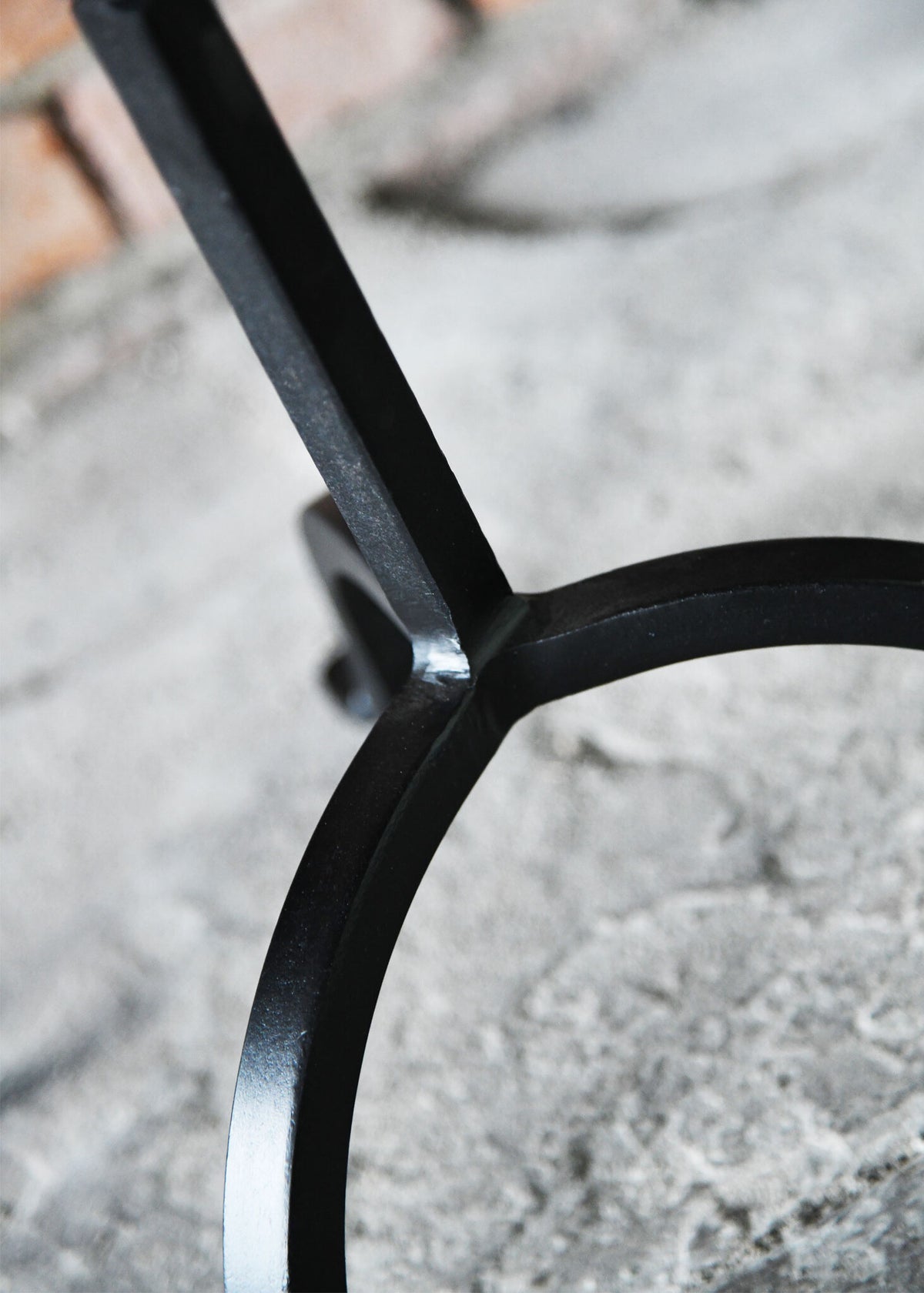 Portavelas forjado a mano