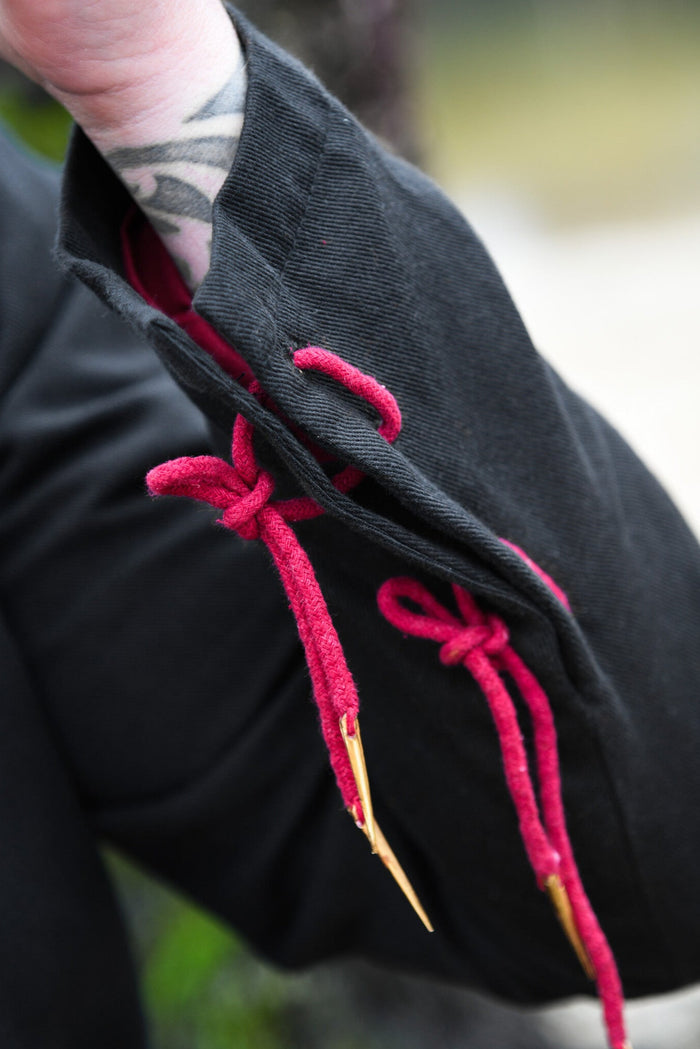 15th century arming doublet Bernhard, black