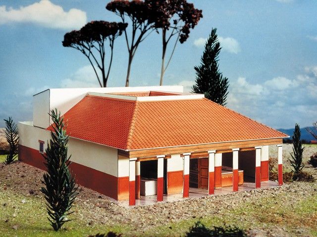 Maquette villa romaine