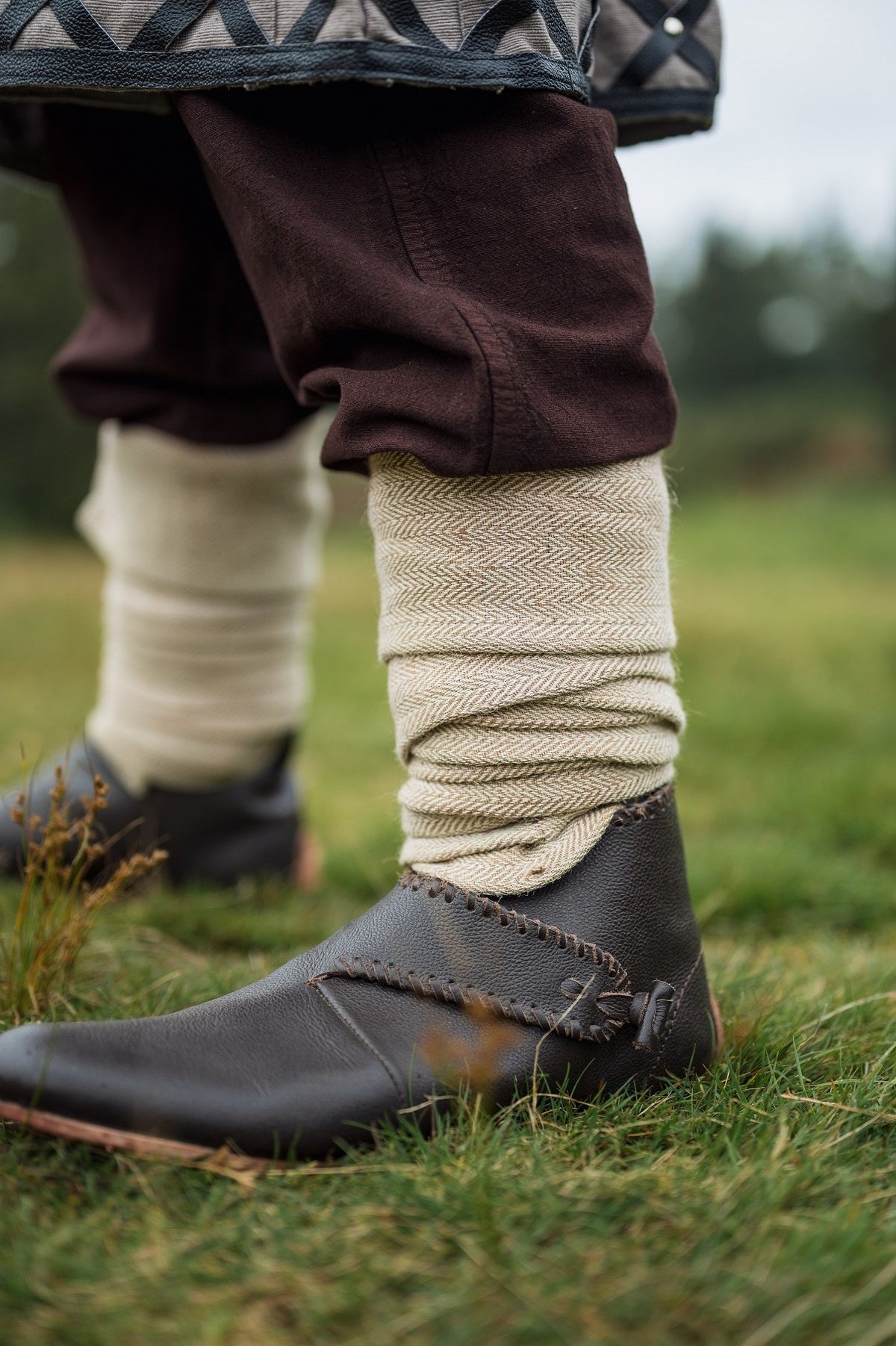 Beenwindsels vissegraatmotief Halfdan, naturel