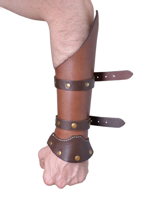 Brassards en cuir Cnut, canons d'avant-bras