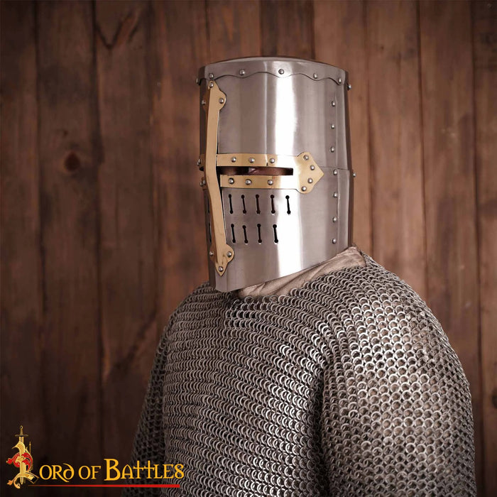 Early 13th century crusader helmet, 1.6 mm