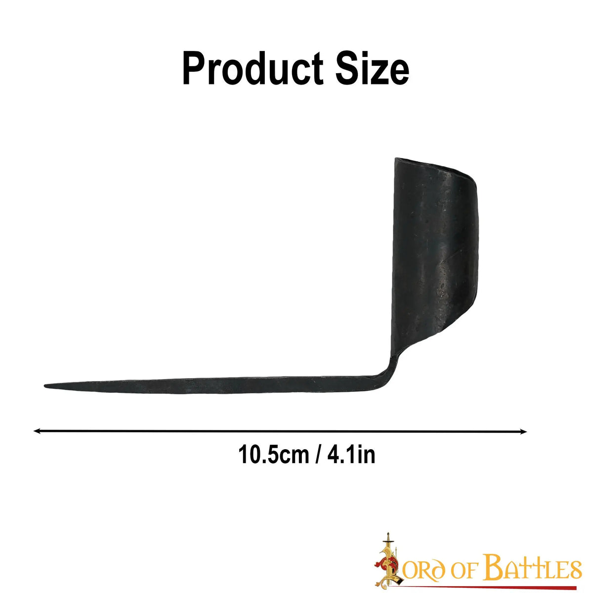 IJzeren middeleeuwse kaarshouder