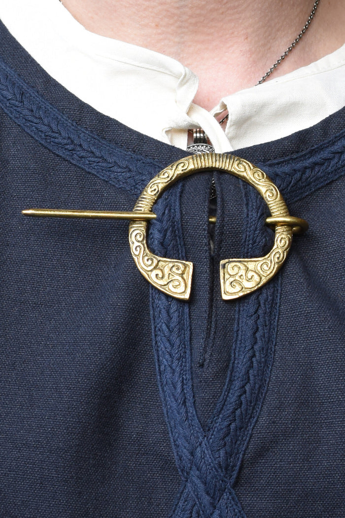 Irsk fibula, messing