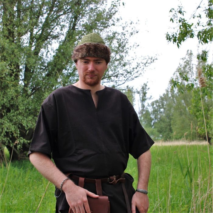 Birka vikingská čepice, zelená