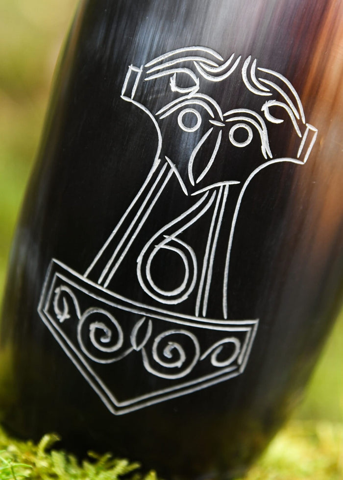 Hoorn drinkbeker Mjolnir, 100-200 ml