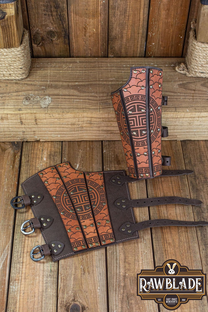 Jittu Jan leren bracers - bruin