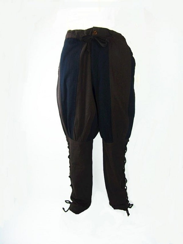 Pantalon de Landsknecht Gustav, brun/noir