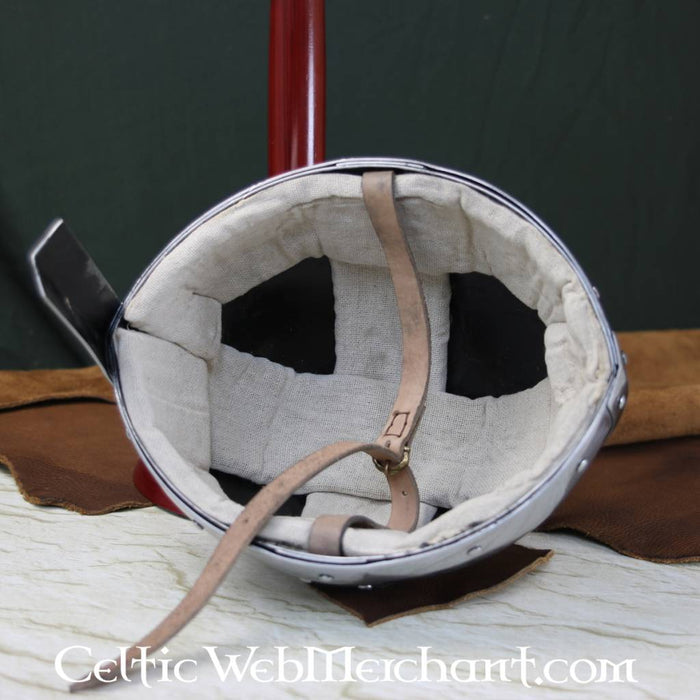 Casco spangenhelm tardo-normando, 1,6 mm