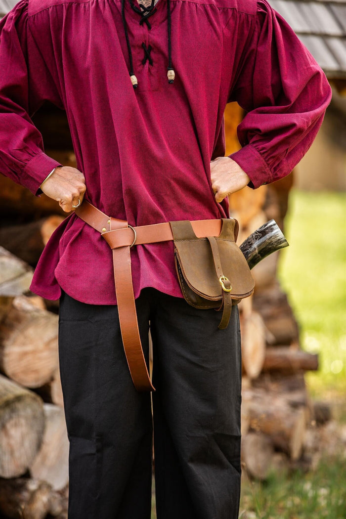 Bourse de ceinture Rutgher, brune