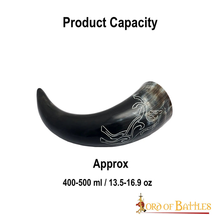 Celtic drinking horn Epona, 300-500 ml