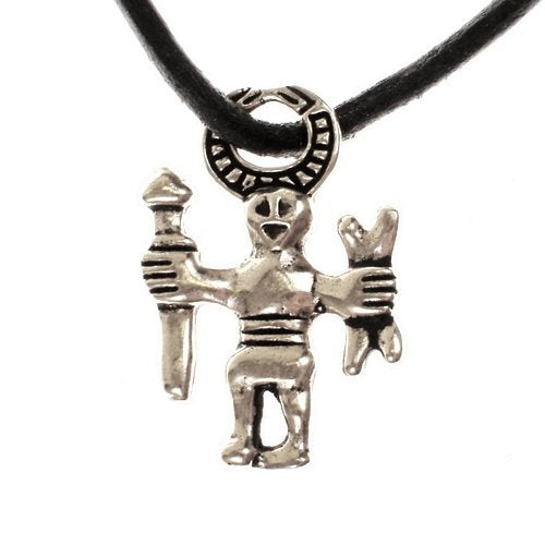 Odin amulet Uppland, verzilverd brons