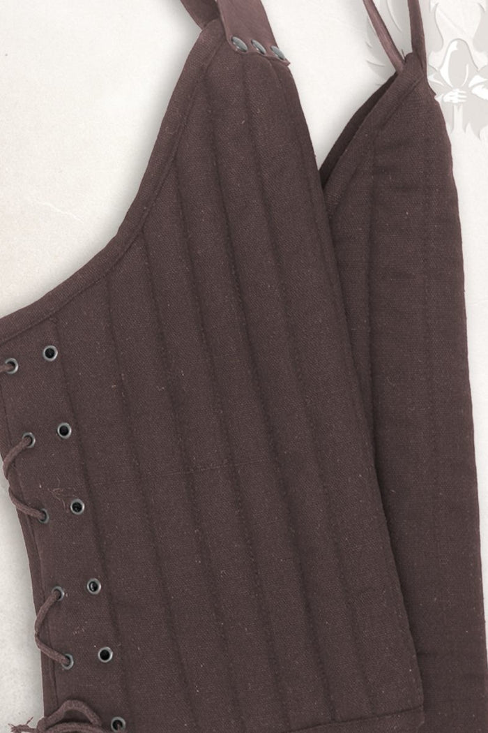 Cosce in gambeson Leopold (protezione cosce), marrone