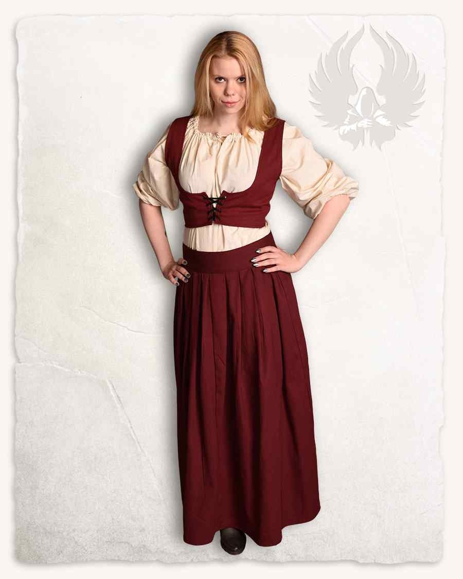Annabelle-liivi bordeauxpunainen