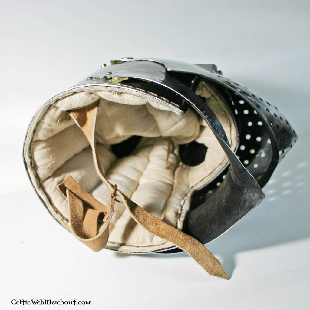 Französische große Bascinet 2 mm battle ready